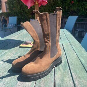 Brown Suede Women's Boots
